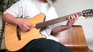 Playing guitar by Ichika