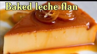 Baked leche flan | leche flan tutorial