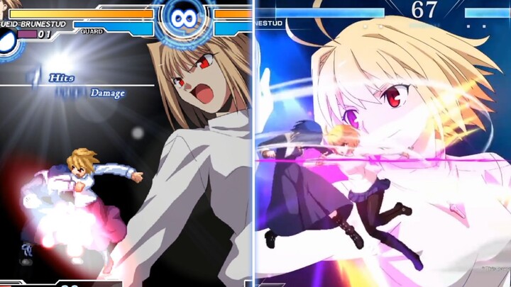 月姬格斗Melty Blood  旧版与新作画面对比视频