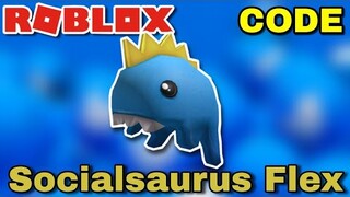 Nhập PROMO CODE cho vật phẩm "SOCIALSAURUS FLEX" (Roblox)