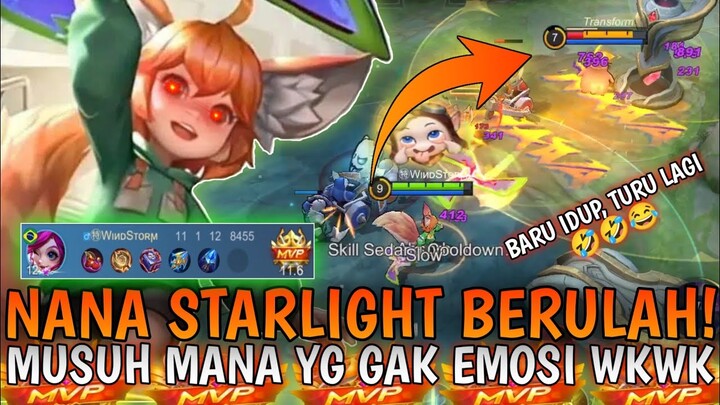 RIPIU NANA STARLIGHT MALAH NGEJEK MUSUH SAMPE KESAL! BUILD NANA TERSAKIT 2022