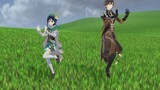 [Genshin Impact MMD] The Post-Retirement Life of Two Fishing Gods on the Prairie