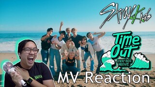 (SUMMER ROCK VIBES 🌊) Stray Kids "Time Out" MV REACTION - KP Reacts