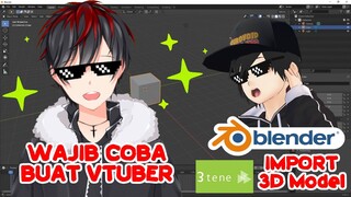 Cara Menambahkan 3d Modeling Aksesoris Di 3tene Aplikasi Vtuber Gratis + Blender 【VTUBER INDONESIA】