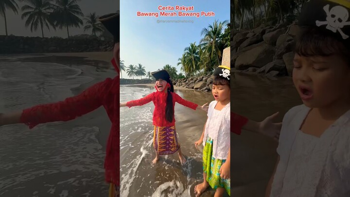 MIMPI Jadi Bajak Laut😱🤣 #bawangmerahbawangputih #beach #shortvideos #ceritarakyat #viral