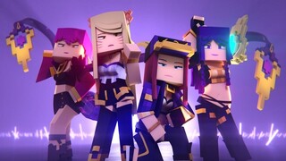 [EnchantedMob] POP/STARS (ซุปเปอร์สตาร์) || LOL (มายคราฟ) Music Animation (Bilingual Subtitles)