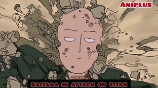 saitama in AOT.