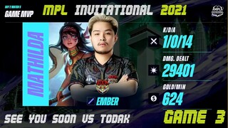 [TAGALOG] SEE YOU SOON VS TODAK GAME 3 | MPL INVITATIONAL | DAY 2 | MPLI