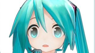 Some Hatsune Miku models from 2007 to 2020