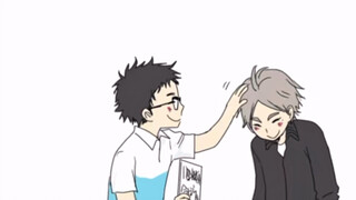 Who would refuse to be rubbed on the head by Suga~