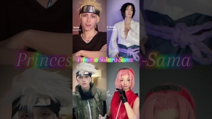 Team 7||COSPLAY||who do you like? #princessnarukouzumaki #naruto #sasuke #kakashi #sakura