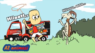 Truk dimas muatan kambing | Video Kartun Lucu Baru