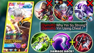 YIN VS TOP GLOBAL DYRROTH AND PRO MOSKOV | YIN NEW BEST BUILD AND EMBLEM 2023 | MOBILE LEGENDS