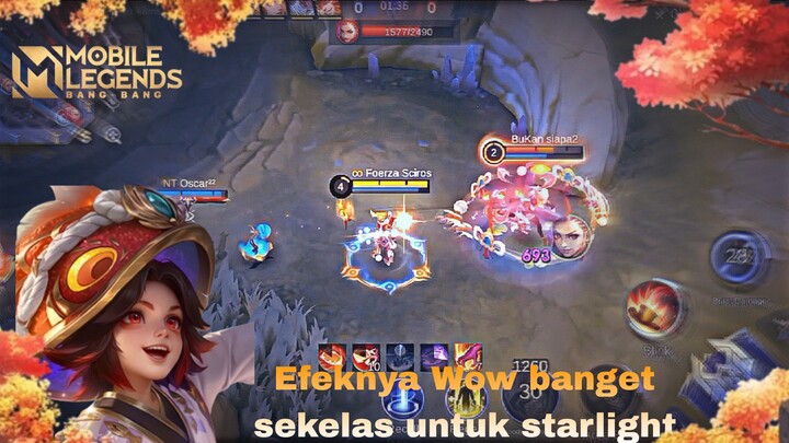 Review Skin Starlight Harley | Efeknya Bagus Bet sekelas Starlight ❗
