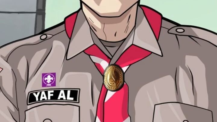 I made a scout themed animation In Procreate #badenpowell #worldscouting  #anima