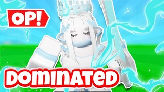 I Dominated A 1v100 With This OP Kit In Roblox Bedwars...