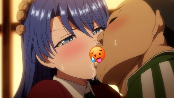 Ugly b4st4rd kissing hard with school girl🥵