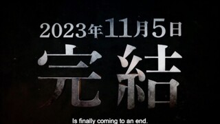 [November 4] The second part of the final episode of Attack on Titan will be broadcast on November 4