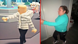 Mom Dancing Bald Guy Roblox Scary Sound...