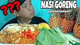 NASI GORENG PALING ISTIMEWA - makan dengan lalapan nanas