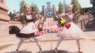 【FF14 Cat Girl】Lu ka luka ★ Night Fever ~