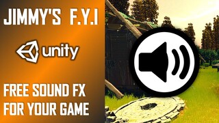 HERE IS WHERE YOU CAN GET FREE SOUND EFFECTS FOR YOUR UNITY GAME