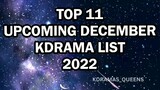 December upcoming kdrama list 2022 🤯🔥