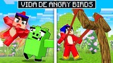 VIDA DE ANGRY BIRDS POR 1 DIA no MINECRAFT!