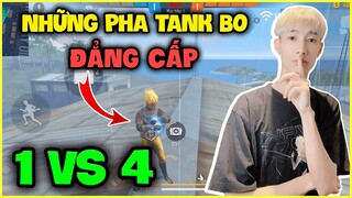 FREE FIRE | Những Pha Tank Bo 1vs4 Đẳng Cấp Của Đức Mõm, Tấu Hài Cực Mạnh !!!