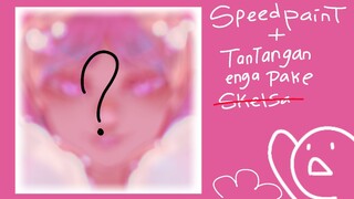 //Tantangan Speedpaint tanta sketsa// (pink pink imut imut)