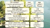 basic Korean language guyssss😊