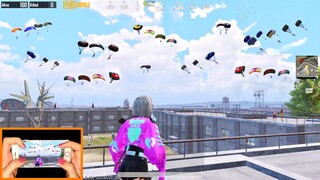 iPhone 8 Plus Pubg HANDCAM🔥 4 FINGER + Full GYRO | BEST GIRL PLAYER #55