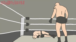 animation wwe Goldberg vs Brock Lesnar | final