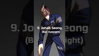 Top 15 Strongest Second Gen Characters Lookism #manhwa #lookism #webtoon