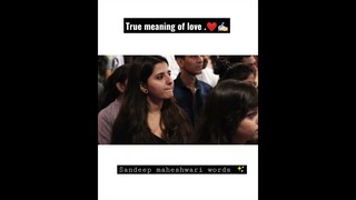 True meaning of love❤️ | Sandeep maheshwari words | #Motivational #truelove