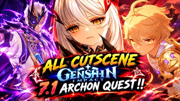 🔰 [LORE GENSHIN] ALL CUTSCENE ARCHON QUEST SNEZHNAYA 7.1, EPIC PARAH & PLOT TWIST‼️