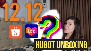 12.12 SHOPEE AND LAZADA  I HUGOT UNBOXING