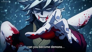 Douma made gyutaro demon | doma first appearence | muzan summons upper moons | demon slayer season 2