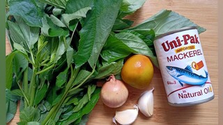 MACKEREL at SALUYOT Sobrang Sarap! | Murang Ulam | Murang Recipes