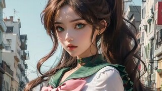 Sailor Moon - Jupiter - AI generated by Makoto Kino