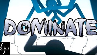 Stickman Stickman ดั้งเดิม】การต่อสู้ที่สิ้นหวังของ Blue และ Black | Dominate (จัดทำโดย guz) 【 Dojo ข