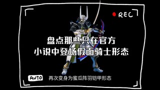 盘点那些只在官方小说中登场假面骑士形态