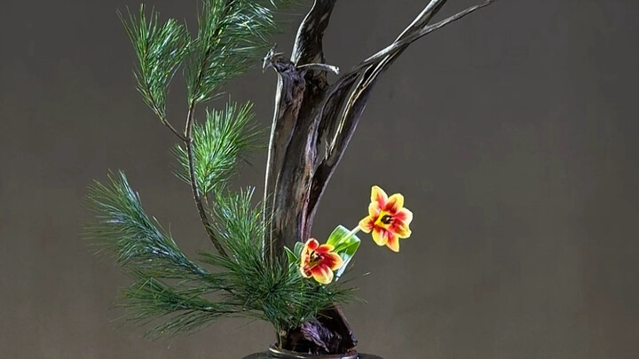 พูดกันแบบง่ายๆ การจัดดอกไม้สไตล์จีนแบ่งออกเป็น 3 ขั้นตอน #ทัวร์สอนจัดดอกไม้ #การจัดดอกไม้สไตล์จีน #ก