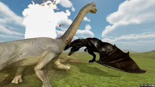 Dragon VS Dinosaurs