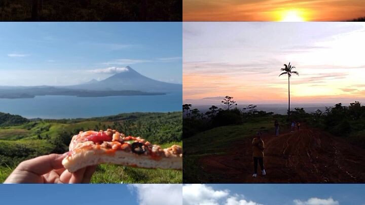 Beautiful view on the top of the world