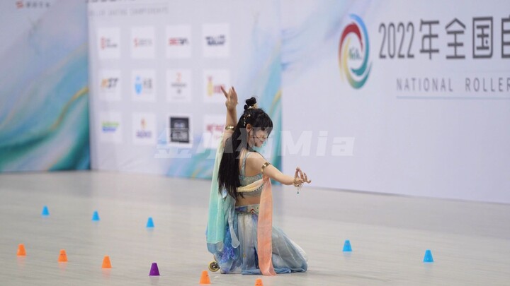 Juara Qin Yuqing | Kejuaraan Nasional Roller Freestyle 2022, Kelompok Dewasa Putri Nomor Slalom Atra