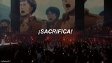 Shingeki no Kyojin : Linked Horizon - Shinzou wo Sasageyo ; sub español [ Live Performance ] 「進撃の巨人」