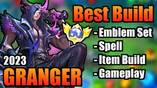 GRANGER BEST BUILD 2023 | TOP 1 GLOBAL GRANGER BUILD | GRANGER - MOBILE LEGENDS | MLBB