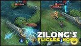 ZILONG'S FLICKER HOOK | FLICKER + 1ST SKILL | MOBILE LEGENDS ZILONG LONGER SPEAR FLIP!