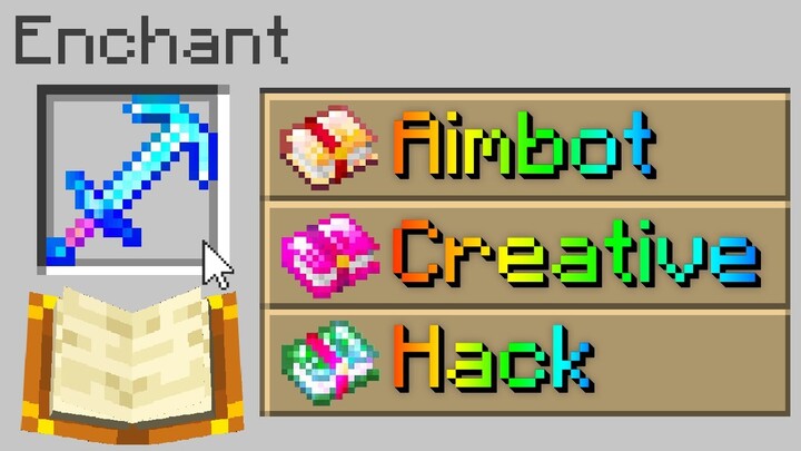 Minecraft, But There Are Custom Enchants..